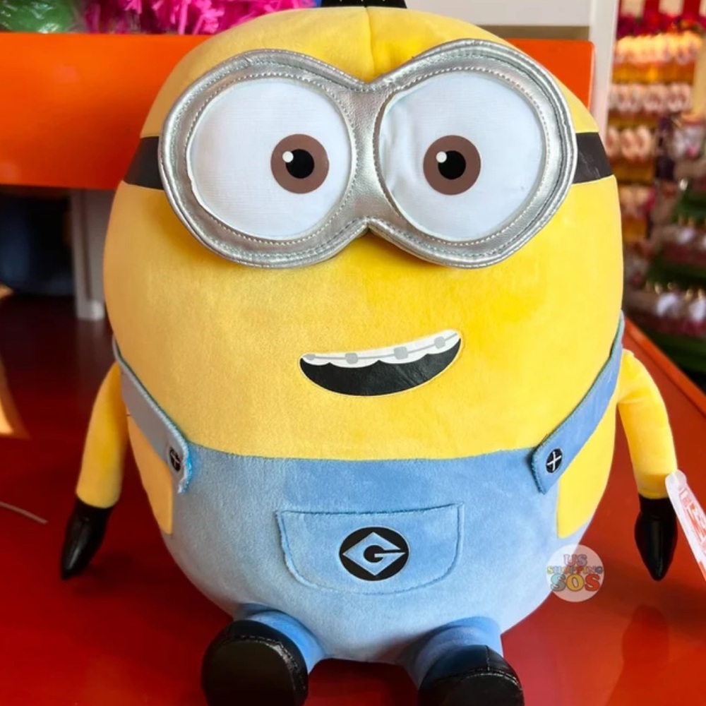 Universal Yellow and Blue Minion Plush with Silver Goggles